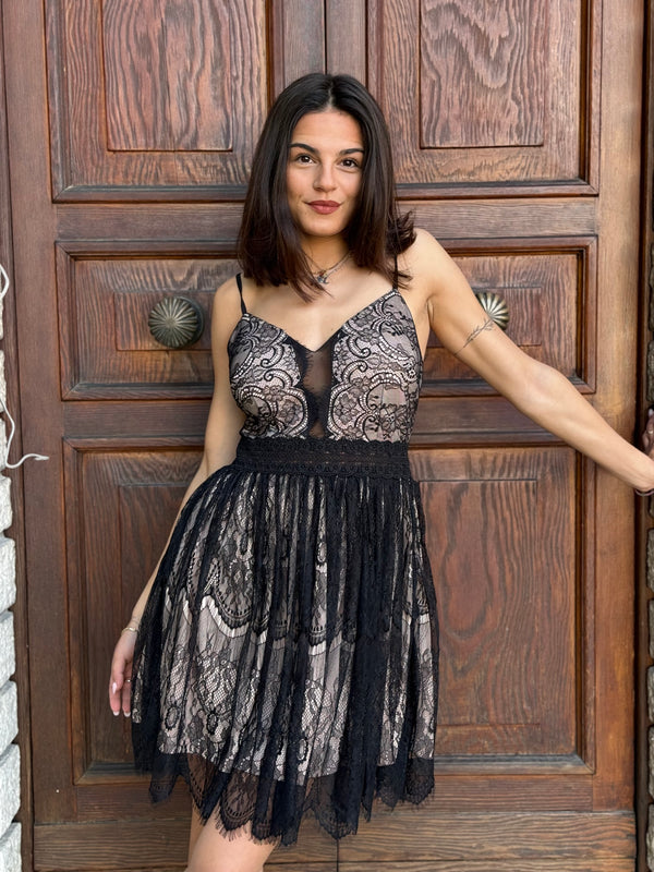 MINI DRESS IN PIZZO