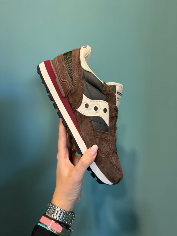 SAUCONY SHADOW BROWN/ GREEN