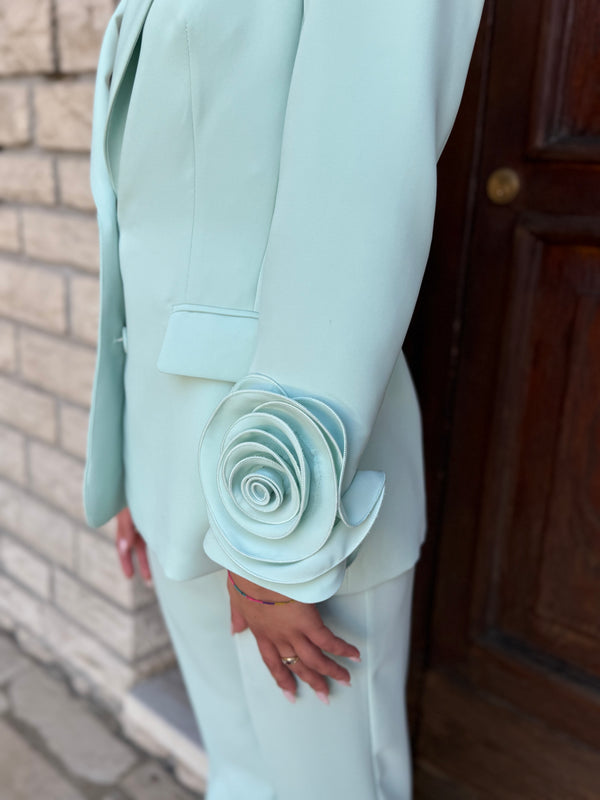 TAILLEUR CARLA RUIZ ACQUA CON ROSA