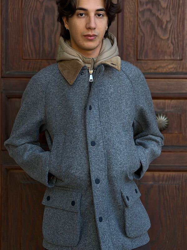 CAPPOTTO UOMO BOB MOD. MILTON IN NEOPRENE CON PIUMINO REMOVIBILE