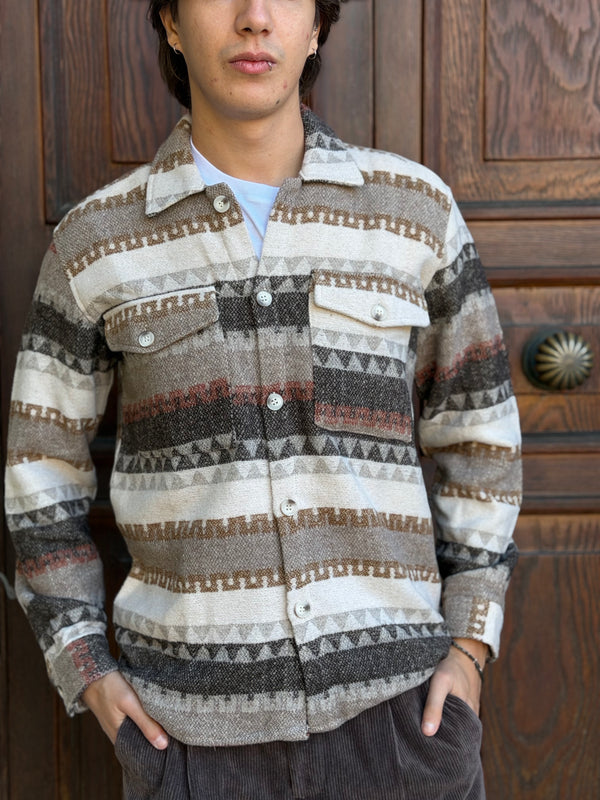 GIACCA CAMICIA UOMO MOD. OVERSHIRT FANCY MORO