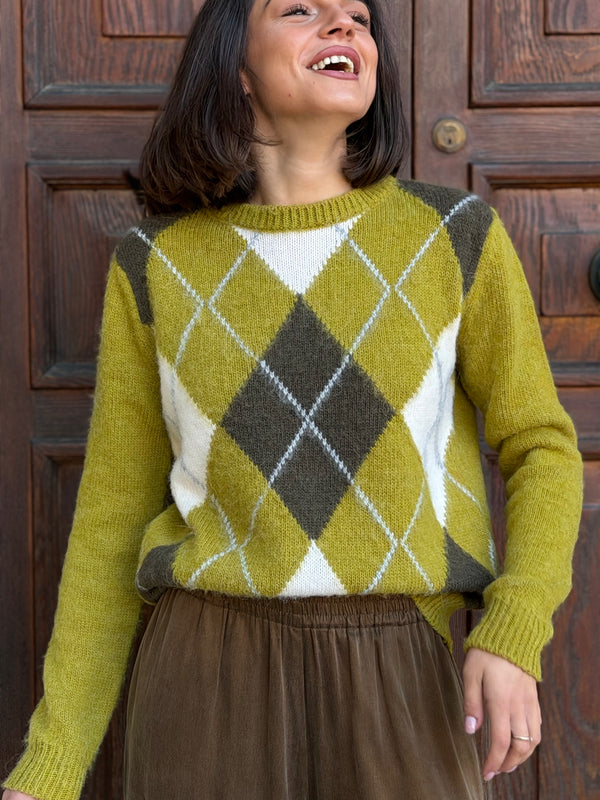 PULLOVER DONNA KAOS ROMBI