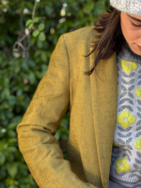 BLAZER  MONOPETTO VELLUTO LISCIO